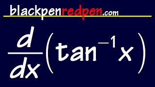 Calculus, derivative of inverse tangent