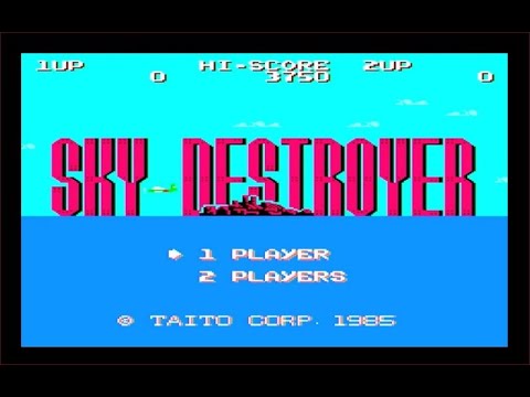 BGMは戦闘機のエンジン音・プロペラ音・機銃音！ファミコンの『スカイ