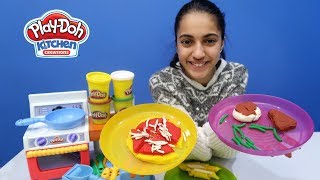 Hadil Ve Heidi Yemek Oyuncakları Pişirme Ve Mutfak Seti Ile Oynuyor Hzhtube Eğlencesi