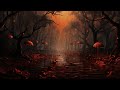 Celtic autumn music  drizzle woods