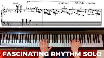 Jacob Collier - Fascinating Rhythm Piano Solo (Transcription)