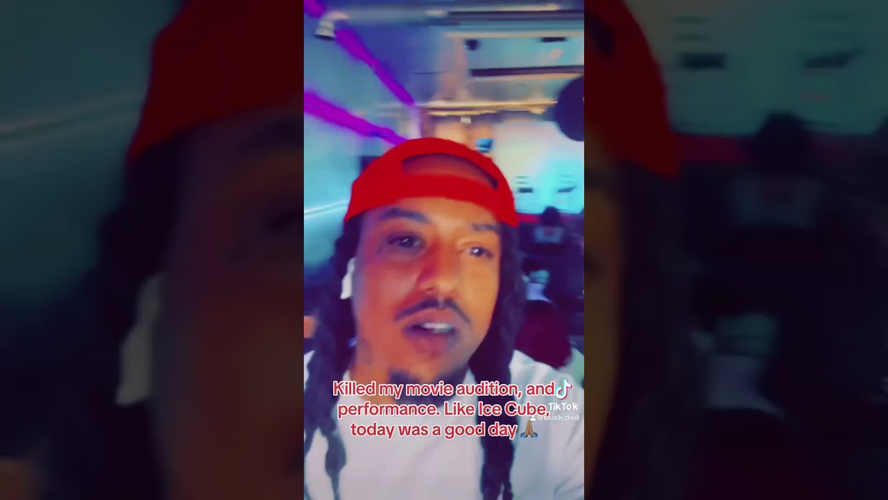 My movie audition and “Barz Over BS” Performance went good 🙏🏽