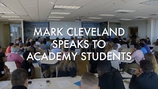 Mark Cleveland Speaks to Academy Students