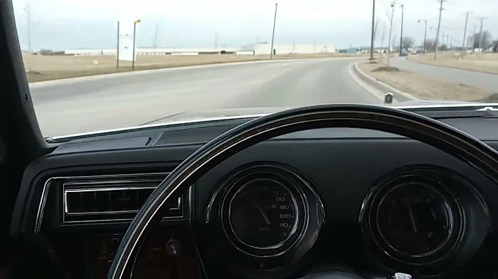 1976 Oldsmobile Cutlass quick driving test