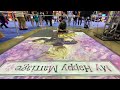 Anime Central 2024 My Happy Marriage Chalk Art Time Lapse