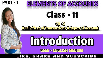 Dual effect of transactions and types of Account | dual effect in account | debit and credit effect