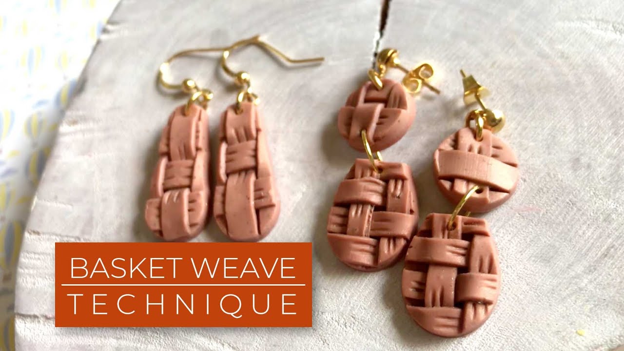 Polymer Clay Tutorial 30 Basket Weave Technique for Polymer Clay Slabs