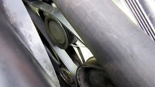 Mercedes Vito Van 2009 W639 OM646 How To Change The Drive Serpentine Auxiliary Belt How to