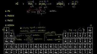 ACS Exam General Chemistry Electrochemistry #8. In this reaction which substance behaves as the oxid