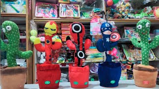 VARIAN TERBARU BONEKA JOGET,ada kaktus,squid game,iron man,kapten amerika