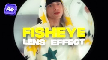 How to create FISHEYE LENS EFFECT in After Effects!
