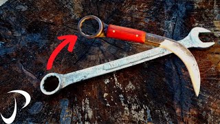 Forging a Karambit from an Old Wrench