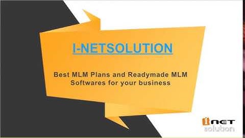 Tips to get 30+ Readymade MLM Plans | MLM Softwares | i-netsolution