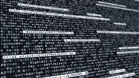 Encrypted Data Looping Background Stock Motion Graphics