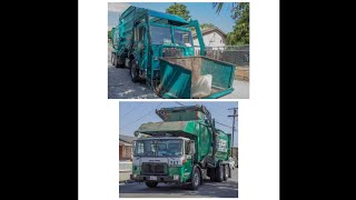 Trash Trucks on Bulky Item Collections