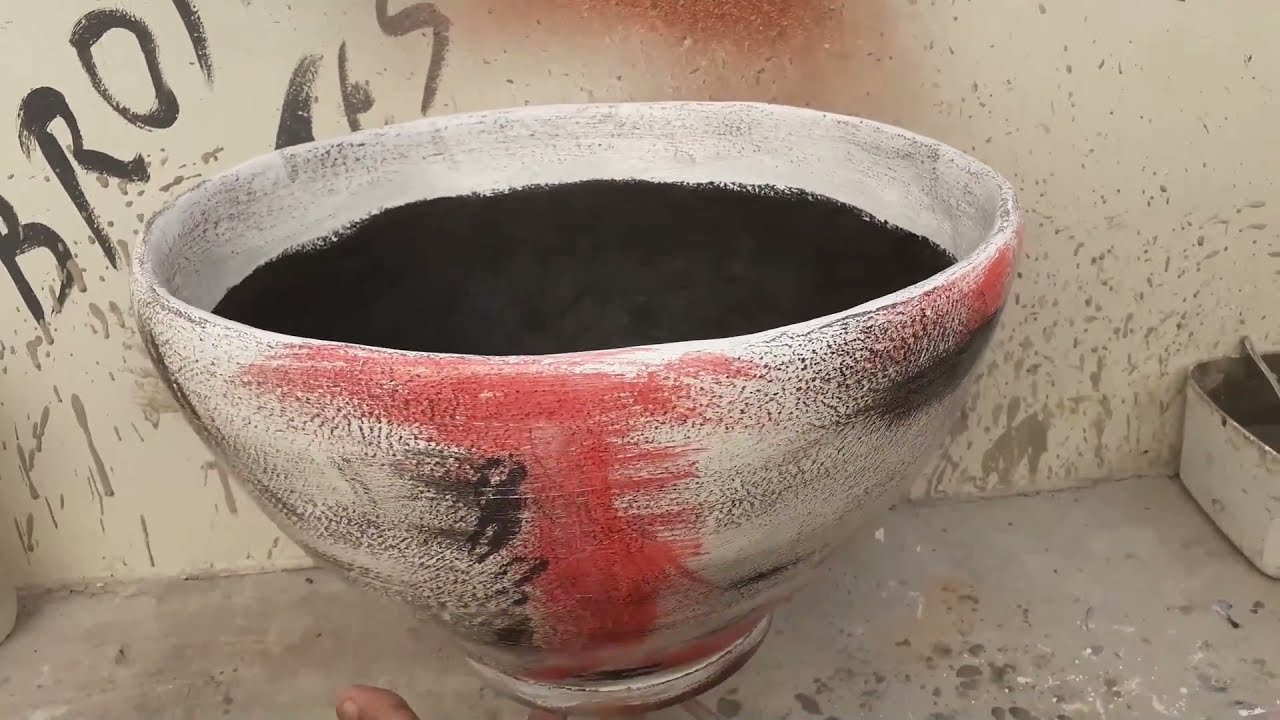 VASO PARA ROSA DO DESERTO PINTURA FINAL