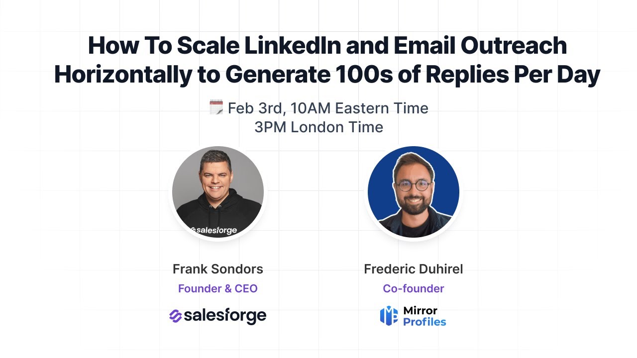How To Scale LinkedIn and Email Outreach Horizontally 📱 - YouTube