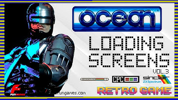 Loading Screens OCEAN SOFTWARE Retro Game ZX Spectrum Amstrad CPC Commodore 64 vol 3