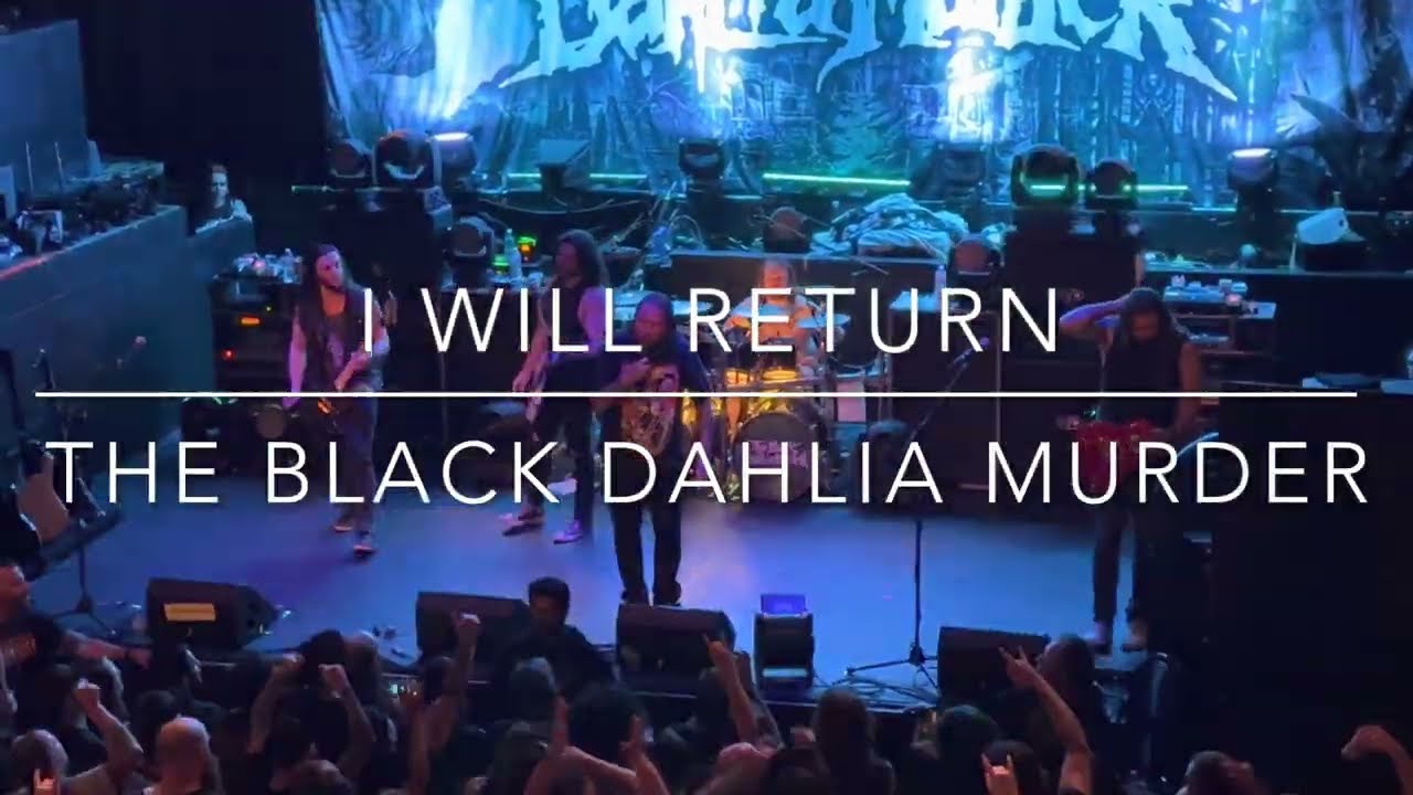 Ver The Black Dahlia Murder - I Will Return - May 20 2023 - Vancouver Canada en YouTube Ver The Black Dahlia Murder - I Will Return - May 20 2023 - Vancouver Canada en YouTube