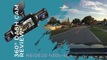 Neideso 360° Dash Cam N300-4CH Review: Front and Rear Inside, 4-Channel FHD, Wi-Fi GPS