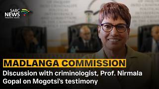 Madlanga Commission | Discussion with criminologist, Prof. Nirmala Gopal on Mogotsi's testimony