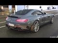 Mercedes AMG GT-S Prior-Design PD800 GT Widebody - Revs & Accelerations in Monaco