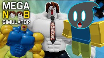 I BEAT KING BACON!!!(Roblox Mega Noob Simulator)