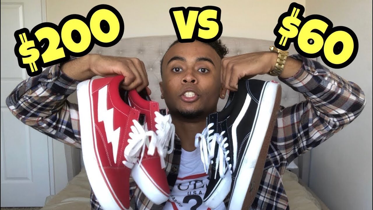 $60 VS $200 Vans | Old Skool Vans VS Ian Connor Revenge X Storm Shoes ⚡ ...