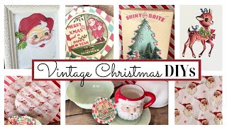 Make Your Own Vintage Inspired Christmas Decorations