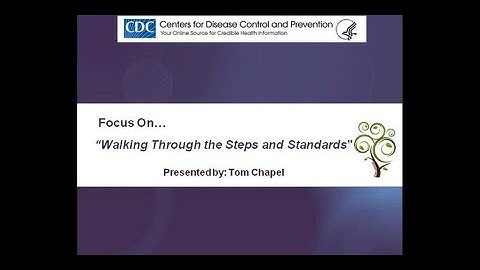 Webinar 1A Focus On: Walking Through the Steps and Standards