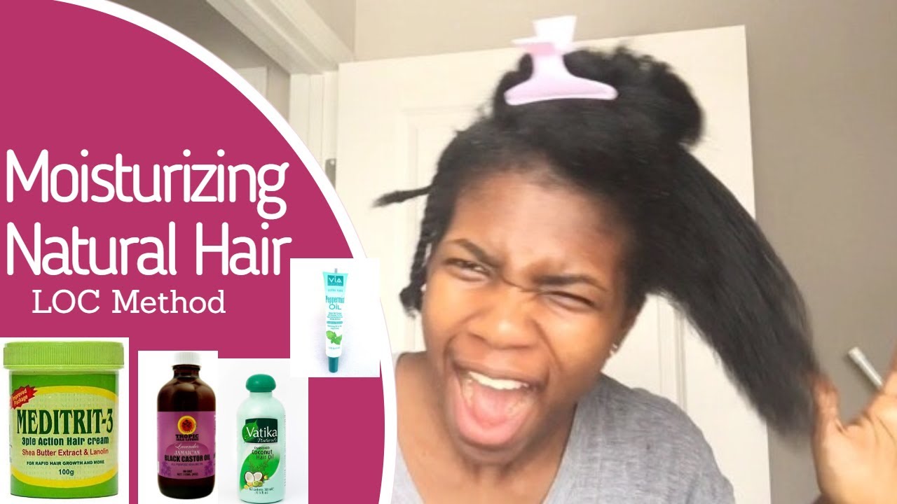 How To Moisturize Natural Hair Loc Method Youtube