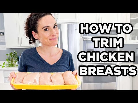 How to Clean & Trim Chicken Breasts Like a PRO! | Beginner Friendly Chicken Prep