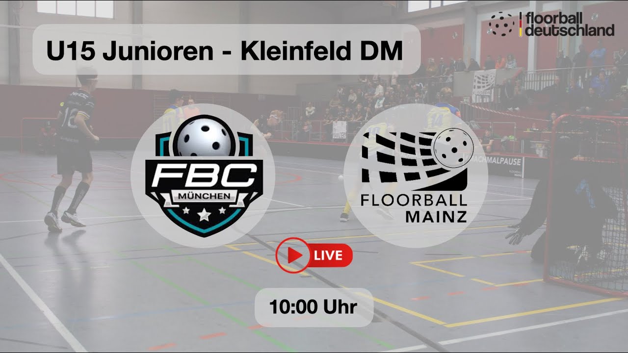 U15 Junioren Kf Deutsche Meisterschaft  FBC Mnchen vs. Floorball ...