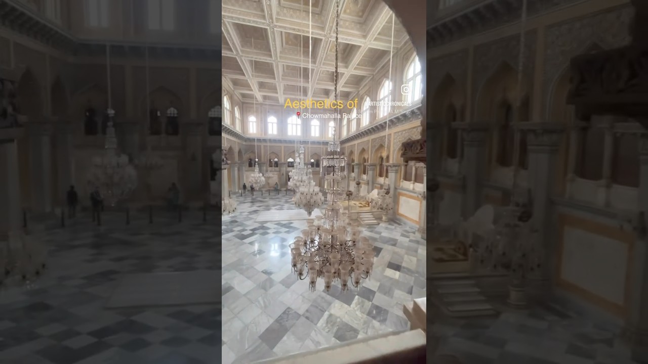 Nizami royalty of Hyderabad- chow mahalla place. 