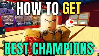 How to Get CHAMPIONS in Anime Fighting Simulator Endless! - Roblox screenshot 4