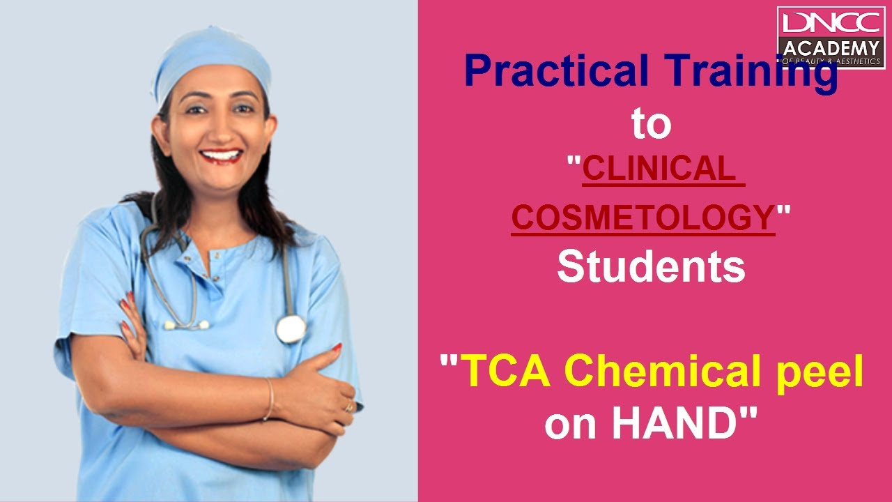 Practical Training Session of TCA Chemical Peel for DNCC Academy Students.