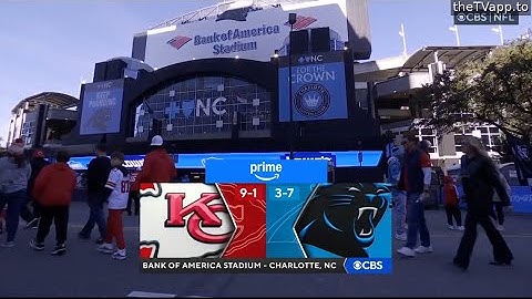 NFL on CBS Amazon Game Day Delivery intro 2024 | KC@CAR | Week 12