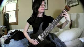 Sarah Longfield - Pravus by Meshuggah cover
