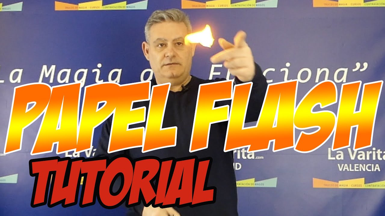 🔥PAPEL FLASH🔥 Tutorial para Trucos de Magia con Fuego - LaVarita.com ✔