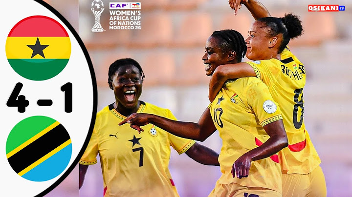 GHANA VS TANZANIA(4-1) MATCH HIGHLIGHTS & ALL GOALS - 2025 WOMEN’S AFCON - BLACK QUEENS QUALIFY