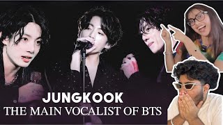 Jungkook the main vocalist of BTS (updated version) (REACTION) WOW!