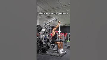 Hammer Strength Pulldown vs Diverging Pulldown
