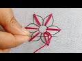 Hand Embroidery Flower Design,Needle Point art,Floral Embroidery Pattern ,সহজে সুন্দর ফুল সেলাই করুন