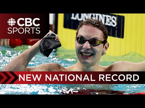 Nicholas Bennett breaks own 200m freestyle national record at Canadian Swimming Open | CBC Sports