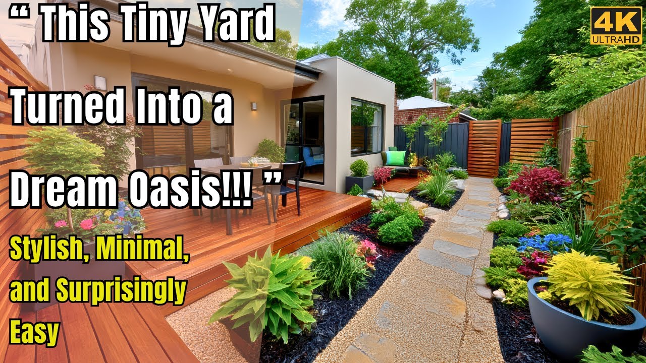 Small Backyard Ideas 2025: Transform Your Tiny Yard into a Modern Oasis ...