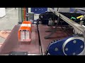 Milk boxes film wrapping and shrinkage packer