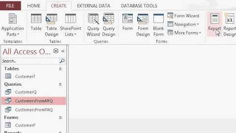Microsoft Access 2013 Tutorial Part 11 of 12   Customer Reports   YouTube1