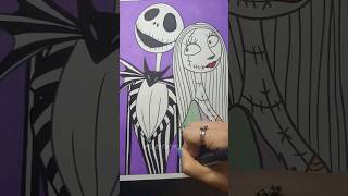 Satisfying Coloring Page - Nightmare Before Christmas