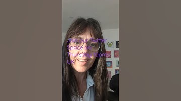 Twitter Space - come join