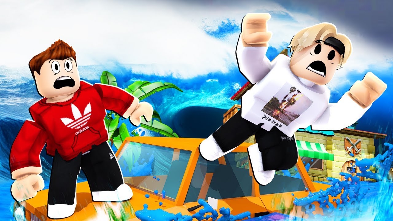 ÜBERLEBE den TSUNAMI 🌊 (Roblox)